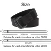 maikun – ceinture à double boucle en métal pour hommes, nylon élastique, tendance, décontractée, en toile tressée