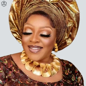 Ensemble de bijoux plaqué or de Dubaï pour femme, collier, pendentif rond régulier, bracelet brillant brossé, boucles d&rsquo;oreilles, bijoux de mariage, SYBathroom L