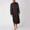 chemises de nuit rayées à manches longues pour hommes, vêtements islamiques, robes abaya douces, mode musulmane, zones arabes, saoudien, homme