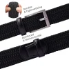ceinture élastique tressée, 2 paquets, ceintures extensibles tissées pour hommes et femmes, pantalons décontractés, jeans, chemises de golf