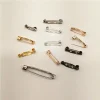 base de broche de sécurité pour bijoux, épingles de sûreté, clip de bijoux, base vierge pour bricolage, fournitures exécutives, accessoires, résultats