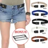 Ceinture facile sans boucle ceintures élastiques pour femmes Stretch riem hommes jean Cintos Extensible enfants garçons filles Cinturon Mujer sangle