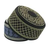 chapeaux musulmans en coton brodé pour hommes, casquettes de vêtements arabes, bonnet turban indien, chapeau hijab musulman, prière islamique, arabie saoudite
