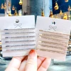 Épingles à cheveux en strass brillant pour femmes, pince à cheveux simple couleur or argent, accessoires pour cheveux de fille, bijoux, vente en gros
