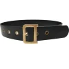 ceinture large en cuir avec anneau en d pour femme, ceinture élégante, jupes gothiques, accessoires de luxe, mode, environnement