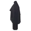 dromiya robe de prière islamique pour femmes musulmanes, hijab ahram, tiens imar abaya, service de culte, vêtements à couverture complète, 2 pièces
