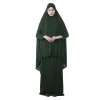 dromiya robe de prière islamique pour femmes musulmanes, hijab ahram, tiens imar abaya, service de culte, vêtements à couverture complète, 2 pièces