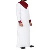 mode hommes vintage islamique musulman kaftan abaya saoudien dubaï col robes jubba thobe manches sulfindien vêtements s 5xl