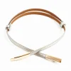 ceinture élastique réglable en cuir pour femmes, ceinture mince pour dames, boucle dorée, noir, blanc, bleu, ceinture slim pour femmes, pasek damski