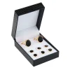 boutons de manchette de mariage, ensemble de clous de smoking pour hommes, accessoires, 1 paire de boutons de manchette et 6 clous de smoking, chemise du mari, cadeau d'invité de mariage