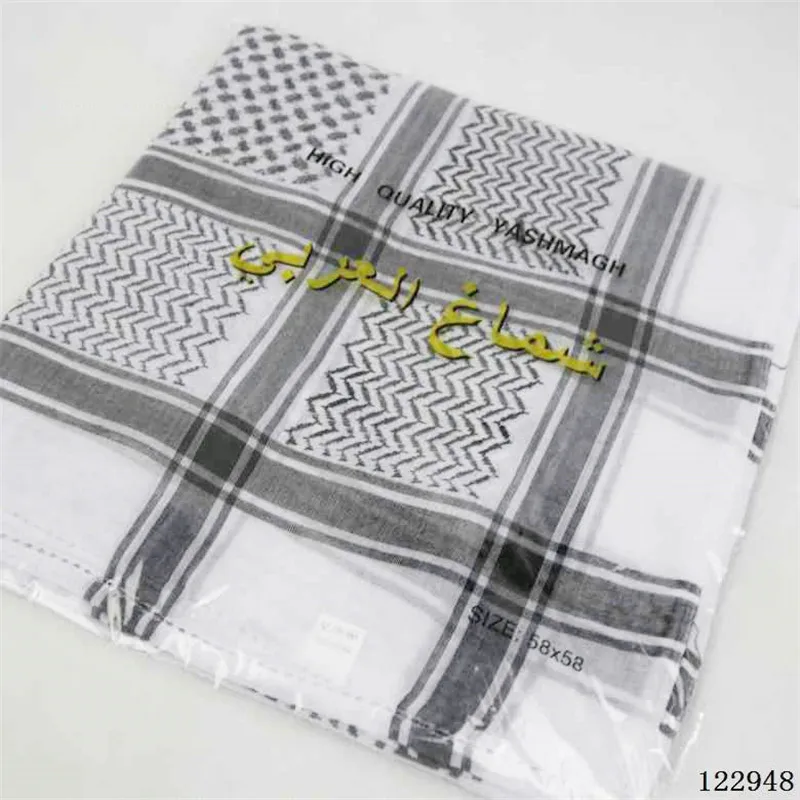 foulard hijab musulman pour homme, chapeau de prière islamique, Écharpe d'arabie saoudite, vêtements musulmans juifs, châle de coiffure