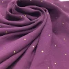 lain perle bulle en mousseline de soie diamant strass châle écharpe de haute qualité miroitant perles bandeau enveloppement foulard musulman hijab sjaal