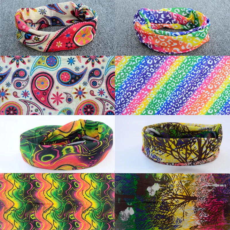 bandeau en microfibre, bandeau magique, hijab sans couture, tubulaire, foulard sportif, bandeau pour le cyclisme, moto