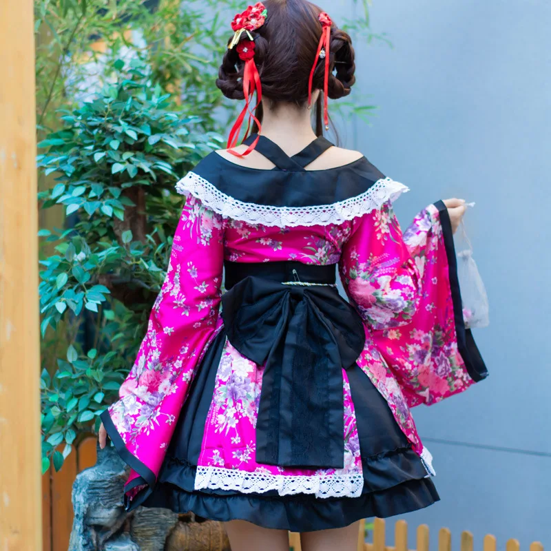 Kimono Yukata en soie pour femmes, nouveau Costume Anime japonais, imprimé traditionnel, Vintage, Original, Robe