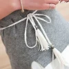 ceinture en cuir pu tressée pour femmes, simple, style boho, à nouer soi même, taille fine, corde