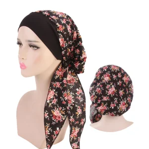 Casquettes hijabs intérieures pour femmes, foulard musulman, turban bonnet prêt à porter sous la casquette hijab