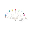 offre spéciale 100 pièces épingles à coudre 38mm perle tête sphérique punaises droites quilting broches pour la couture bijoux décor bricolage outils de couture