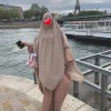 vêtements prière eid, hijab pour femmes islamiques, hauts sans manches, abaya jilbab ramadan abayas, niqab arabe musulman