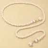 chaîne de taille pour femmes, ceinture fine à la mode, chaîne de taille en perles de luxe pour robe, décoration de franges, pendentif bohème, bijoux de corps