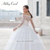 ashley carol robe de bal robe de mariée avec veste semi transparente col bateau appliques ceinture robe de mariée robes de novia