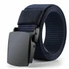 ceintures pour hommes ceintures pour femme sangle toile ceinture tactique décontractée taille automatique boucle en métal léger respirant concepteur ceinture femme ceinture homme jeans belt cadeau homme cintura uomo