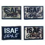 ISAF – Patch brodé en pâte militaire, accessoires pour vêtements de personnalité, sac à dos, chapeau, Badge de l&rsquo;armée