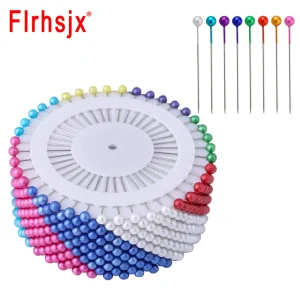 FLRHSJX épingles à tête de perle épingles à coudre épingles à Quilting droites pour couturière bijoux décoration couture artisanat bricolage fournitures de couture