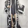 abaya kimono à manches longues pour femmes musulmanes, cardigan vintage élégant, robe caftan, style bohème décontracté, collection 2021