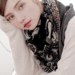 Écharpe carrée Hijab pour femme, foulards de luxe, châle Pashmina, poncho, imprimé animal, poche carrée, mode pour femme, 2022