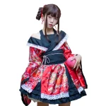 Kimono Yukata en soie pour femmes, nouveau Costume Anime japonais, imprimé traditionnel, Vintage, Original, Robe