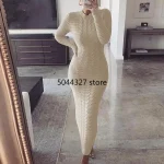 Abaya-Robe moulante à manches longues pour femmes, maxi abayas musulmanes stretch, caftan, vêtements islamiques, jilbab, dubaï, arabe