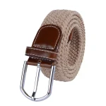 Ceinture élastique tressée pour hommes et femmes, de haute qualité, pour cowboy, pour femmes, de styliste, pour pantalon en jean, tendance pour enfants