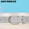 ceinture à paillettes argentées pour femmes, ceinture dorée pour femme, haute qualité, prix super bas, produits de luxe, décoration de défilés, mode féminine