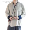 kimono de style japonais pour hommes, vestes rétro, mode harajuku adt, chemises streetwear, samouraï asiatique cardigan howley, haut à manches longues