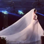 Voile de Mariage Blanc Champagne, Longueur Abordable 3M 4M 5M, Accessoires de Mariée