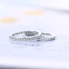 bagues délicates pour microscope fin pour femmes, bague de fiançailles, couleur argent, bijoux en zircon, r638