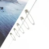 Épingles de sûreté de haute qualité, 50 pièces, accessoires d'outils de couture, aiguilles en métal argenté, grande épingle de sûreté, petite broche, accessoires pour vêtements