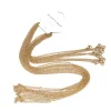 colliers en or pour femmes, vente en gros, bijoux élégants pour dames, collier ras du cou plaqué or à la mode, emballé en vrac