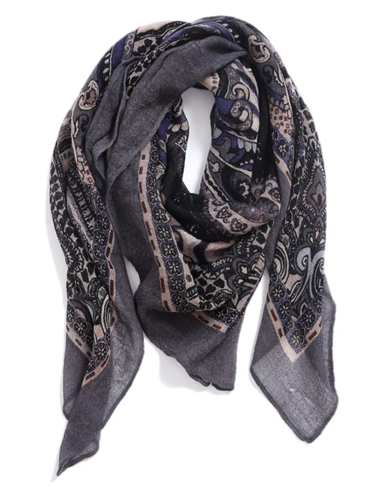 Écharpe carrée hijab pour femme, foulards de luxe, châle pashmina, poncho, imprimé animal, poche carrée, mode pour femme, 2022