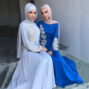 Abaya brodé dubaï turquie, Robe musulmane de soirée, de mariée, Kaftan, vêtements islamiques, Robe indienne pour femmes, 2021