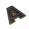26 strass anglais a z alphabet lettre applique fer sur patch pour tissu nom bricolage badge autocollant pour robe jean pantalon chaussures