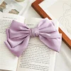 barrette en satin à gros nœud pour cheveux, épingle à cheveux pour filles et femmes, bandeaux en mousseline de soie, accessoires pour cheveux