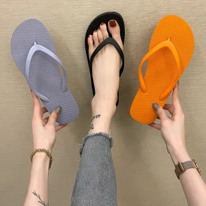 Femmes tongs sol chaussures plates intérieur été maison pantoufles dames pantoufle Multi couleurs confortable Zapatillas de hombre
