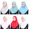 Longue Écharpe en Viscose pour Femme Musulmane, Hijab, Châle Islamique, Arabe, Rond, Sauna, Chapeau de Prière, Couverture Complète, Niquabs, Amira