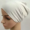 doux modal intérieur hijab casquettes musulman stretch turban casquette islamique sous écharpe bonnet chapeau femme bandeau turbante mujer 2020