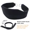 fitness dip ceinture de musculation avec chaîne sangle robuste large épaisseur neoprend rembourré pour les tractions squat musculation entraînements