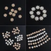 lèvent de flocon de neige en biscuits pour bricolage, artisanat, placage à dos plat, perle, décoration de vêtements, accessoires en épingle à cheveux, nouveau, 2022, 10 pièces