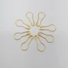 Épingles de sûreté décoratives en forme de gourde, 100 pièces, clips métalliques, marqueur de point à tricoter, accessoires pour vêtements de bricolage