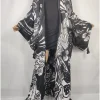 abaya kimono à manches longues pour femmes musulmanes, cardigan vintage élégant, robe caftan, style bohème décontracté, collection 2021