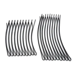 10 pièces/lot femmes noir métal cheveux épingles à cheveux poignées fille pince à cheveux coiffure Barrette épingle à cheveux coiffure style bricolage outils